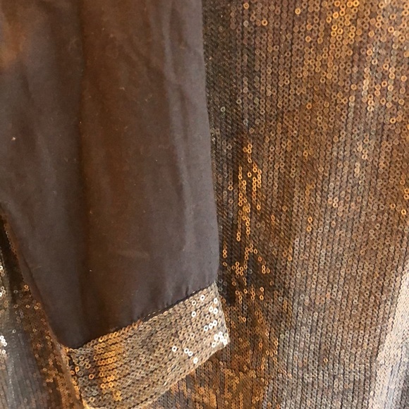 Kosmika Sequinned Long Sleeve Top - sz M - Picture 4 of 5